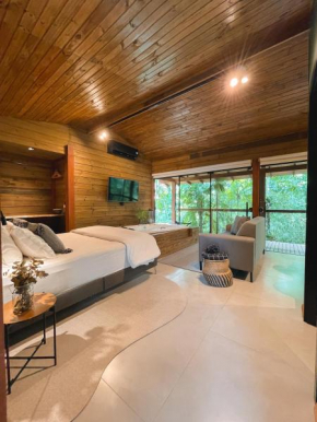 Cabana equipada em meio à natureza em Pomerode